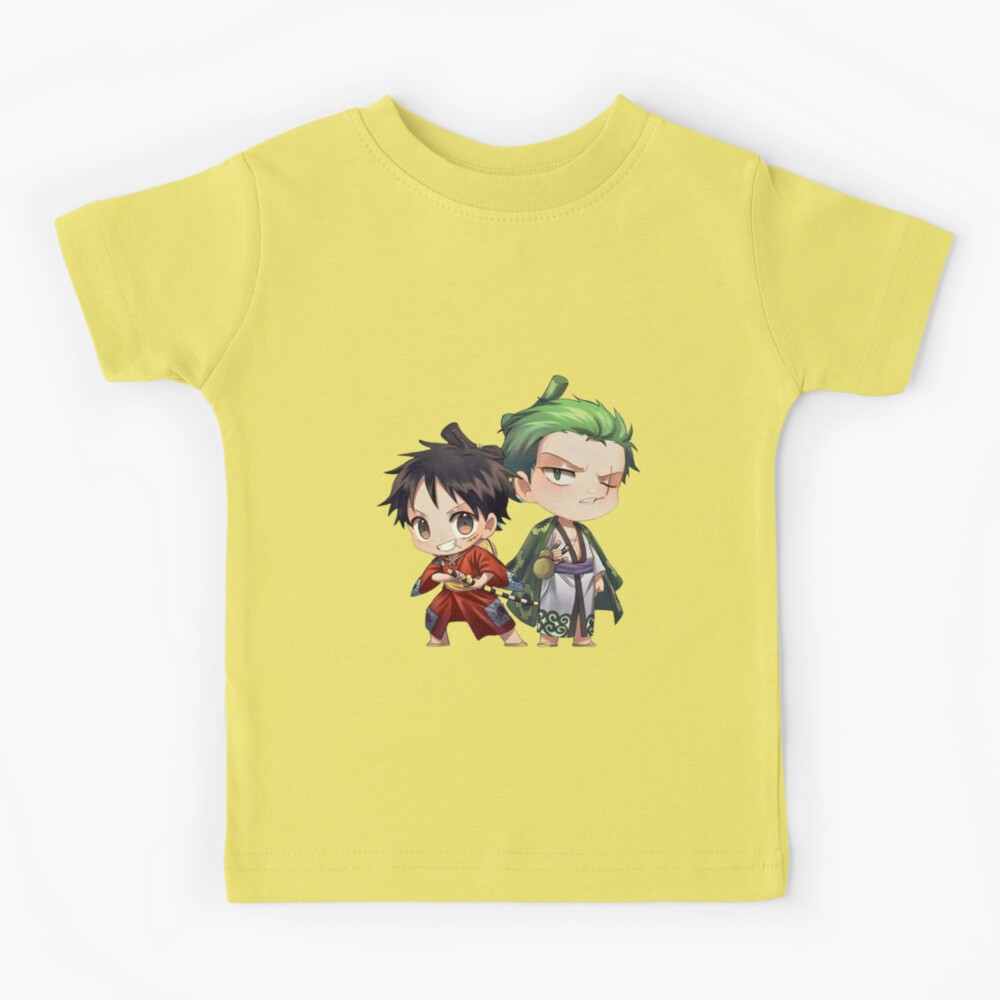 Unisex Child Anime One Piece Luffy Nami Zoro Boys T-Shirt Clothes