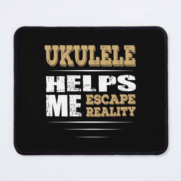 Item preview, Ukulele Helps Me Escape Reality Quote Lightweight Sweatshirt designed and sold by nkottocoruk7.