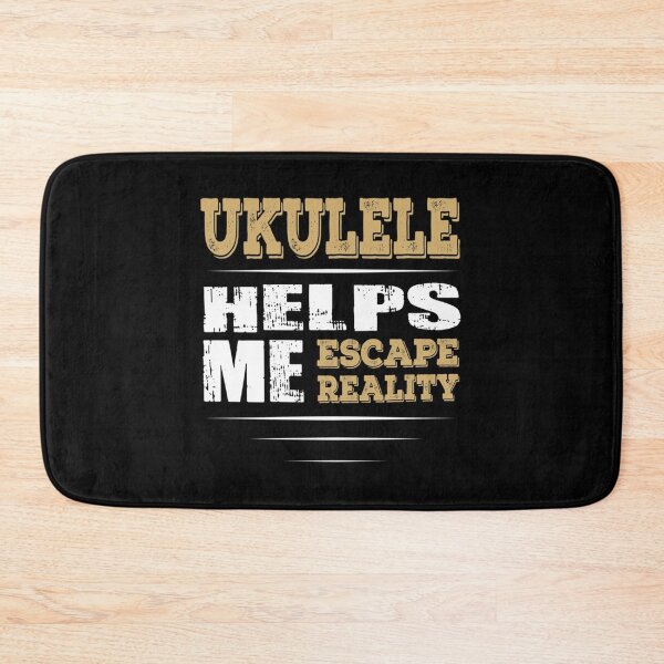 Item preview, Ukulele Helps Me Escape Reality Quote Lightweight Sweatshirt designed and sold by nkottocoruk7.