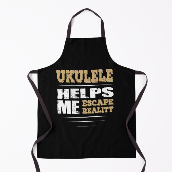 Item preview, Ukulele Helps Me Escape Reality Quote Lightweight Sweatshirt designed and sold by nkottocoruk7.