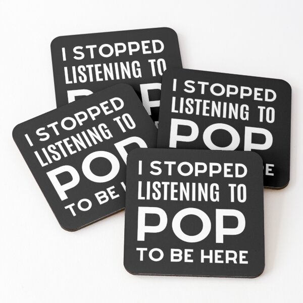 Item preview, I Stopped Listening To Pop To Be Herefunny Listening To Pop Gift Shirt Listening To Po designed and sold by lillakroetzsh.