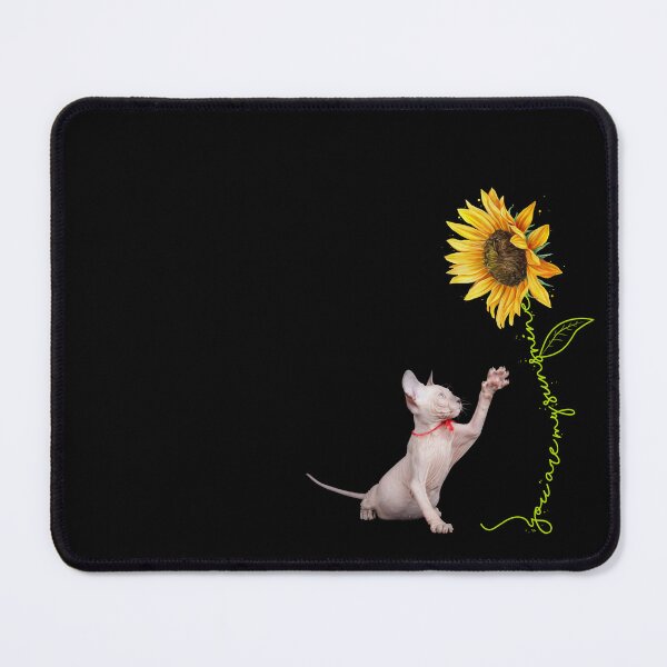 Item preview, You're My Sunshine Sunflower Butterfly Sphynx Cat designed and sold by Barnissim.