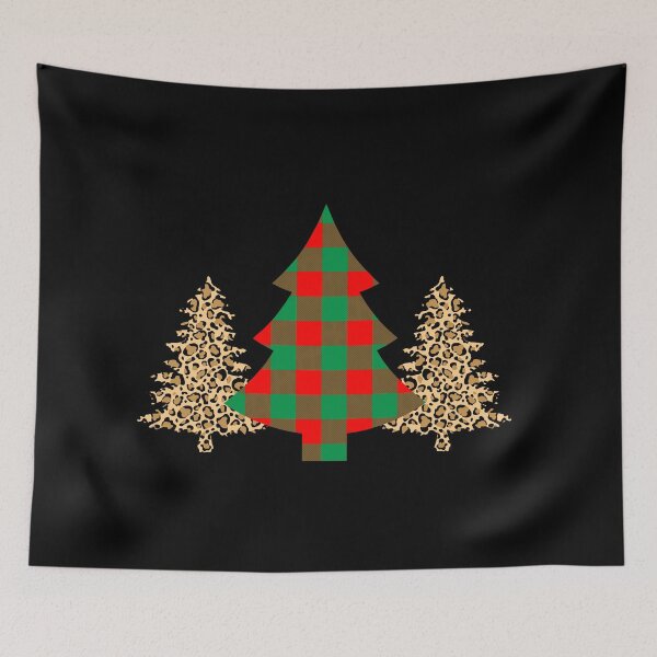 Item preview, LEOPARD AND PLAID CHRISTMAS TREE designed and sold by ZhacoysDesignz.