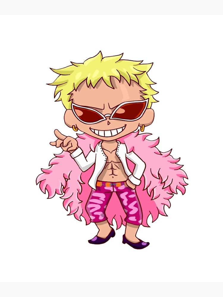 COMO DESENHAR DOFLAMINGO CHIBI ONE PIECE passo a passo 