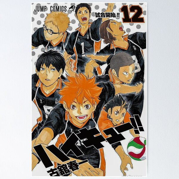 Haikyuu Anime Poster Character Volleyball Boy Canvas Painting