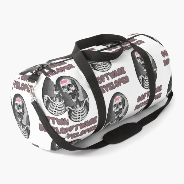 Item preview, 'Software Developer' Skull Design - Retro Illustration Design for T-shirts, mugs, phone cases and other accessories designed and sold by Ridiculam Toga.