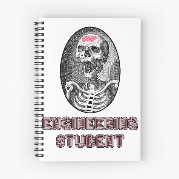 Item preview, 'Engineering Student' Skull Design - Retro Illustration Design for T-shirts, mugs, phone cases and other accessories designed and sold by Ridiculam Toga.
