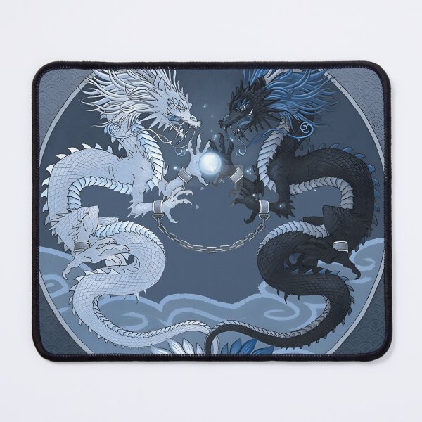Item preview, Katara white dragon black dragon designed and sold by IvoFiedle.
