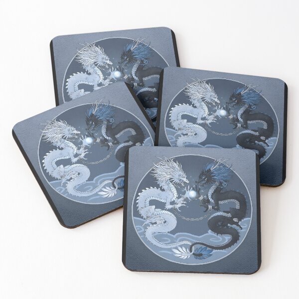 Item preview, Katara white dragon black dragon designed and sold by IvoFiedle.