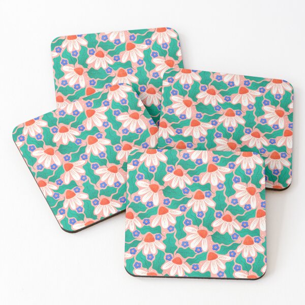 Item preview, White Daisies on Peach designed and sold by RebeccaFlaherty.