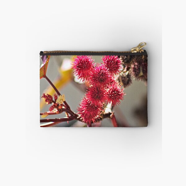 Item preview, Ricinus Fluffy Red Fruit Flowers Castor Oil Plant designed and sold by worldways.