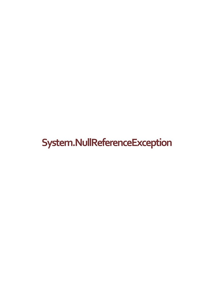 Thumbnail 4 of 4, iPhone Case, programming meme c# null reference exception sticker designed and sold by developerfriday.