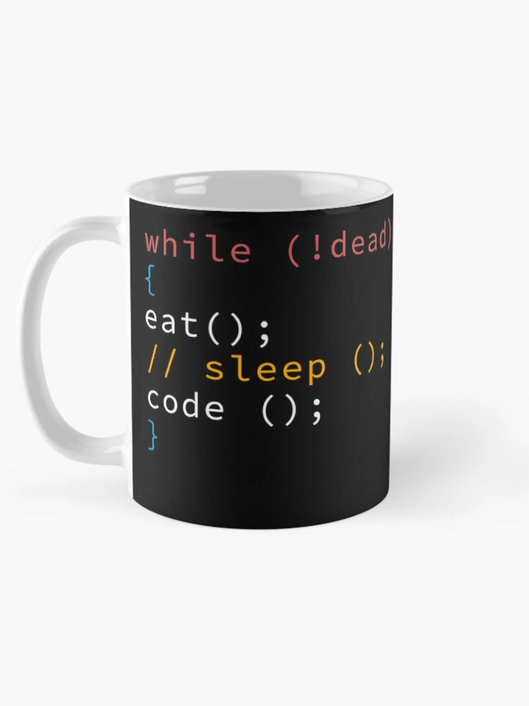Thumbnail 5 of 6, Coffee Mug, Computer Science Python Programmer Eat Code Sleep designed and sold by Toranai.
