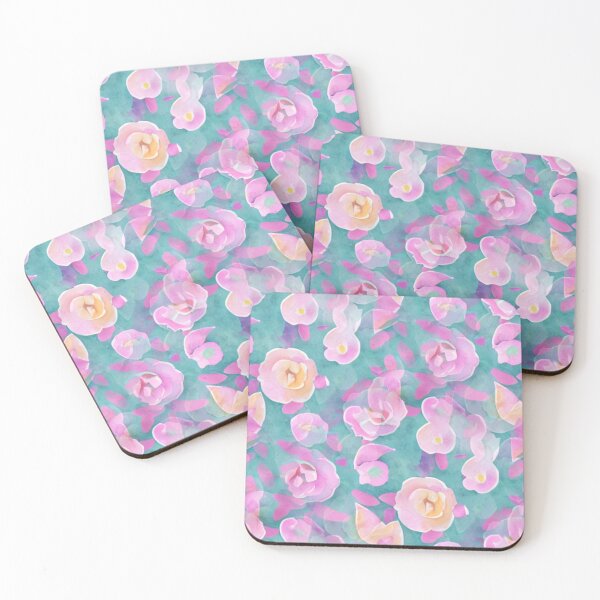 Item preview, Pastel floral abstract pattern designed and sold by Mirarima.