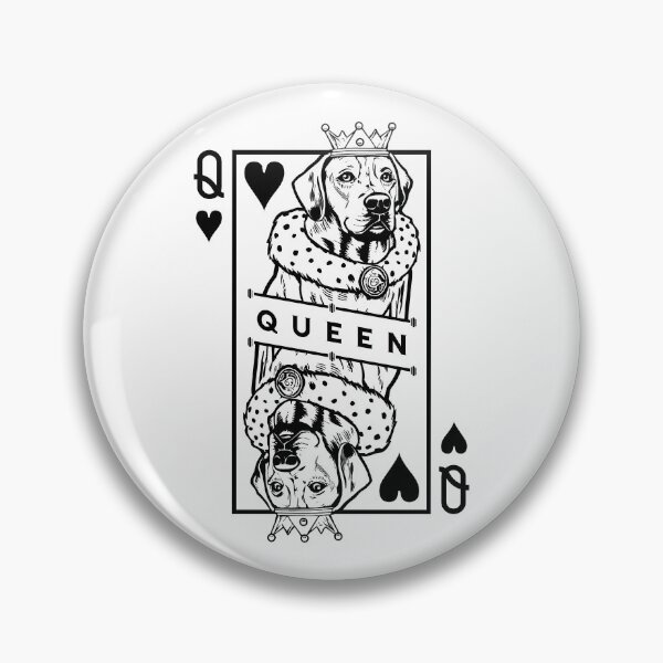 Item preview, Rhodesian Ridgeback Queen Of Hearts Dog Playing Card Pop Art designed and sold by GrandeDuc.