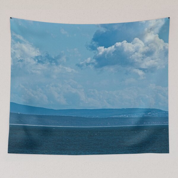 Item preview, Blue Landscape Hills River Tagus Estuary designed and sold by worldways.