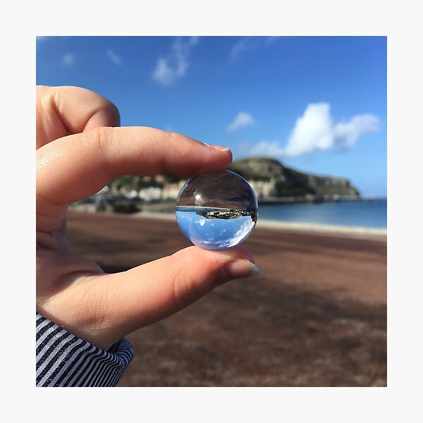 Item preview, llandudno through a mini glass ball designed and sold by UnicornOnTheRun.