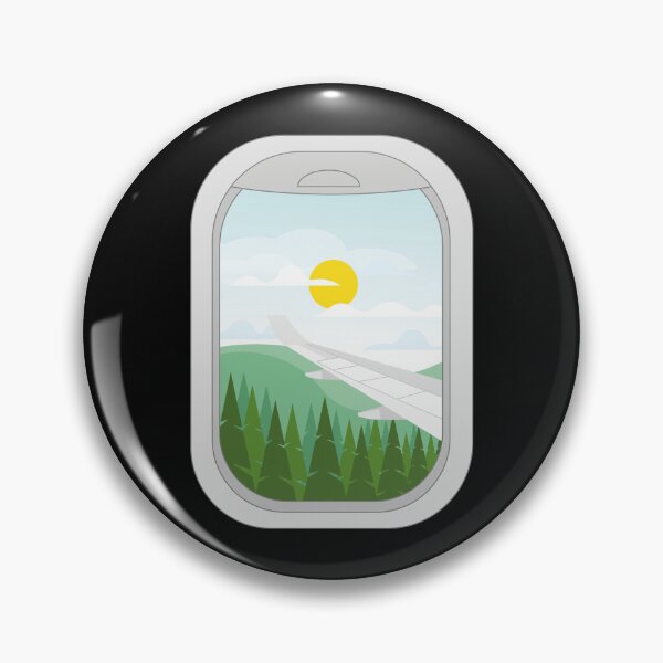 Item preview, Airplane Window | Airplane Wing | Beautiful Sky Landscape designed and sold by Pisutachio.