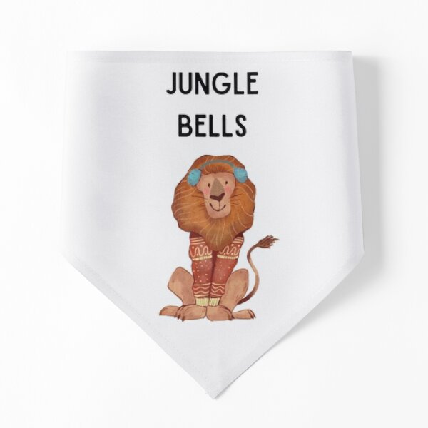 Jungle Bells - Lion Christmas pun Greeting Card for Sale by Kristin Orsi