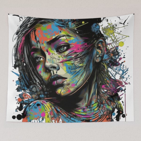 Item preview, Graffiti Girl designed and sold by RiverstepStudio.