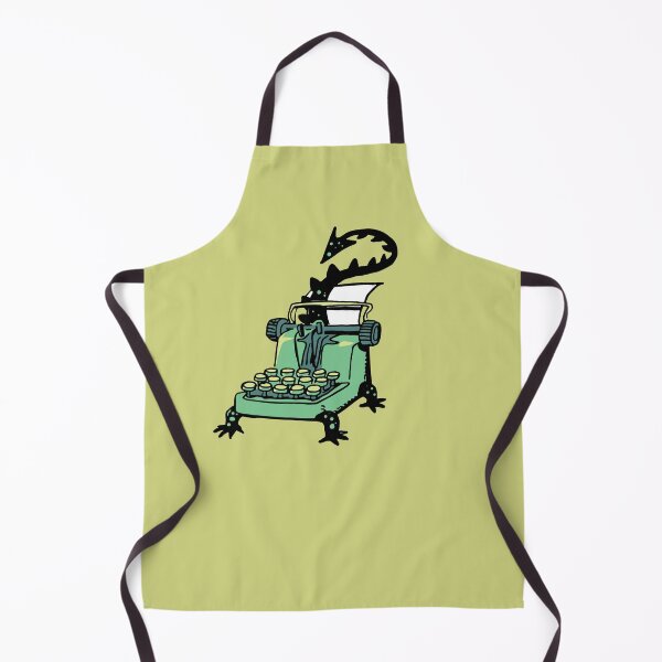 Item preview, type writer machine for a dragon writer with a dragon's tail sticking out of it designed and sold by duxpavlic.