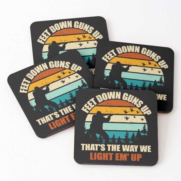 Item preview, Feet Down Guns Up That's The Way We Light Em' Up Duck Hunt designed and sold by justie1977.