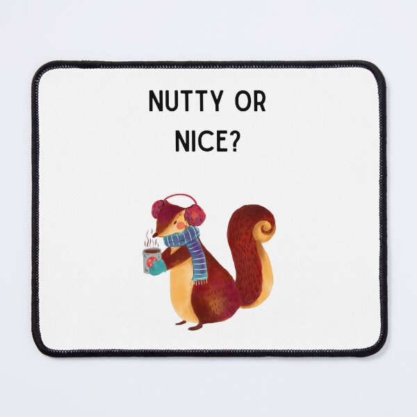 Item preview, Nutty or Nice - Squirrel Christmas designed and sold by Kristin Orsi.