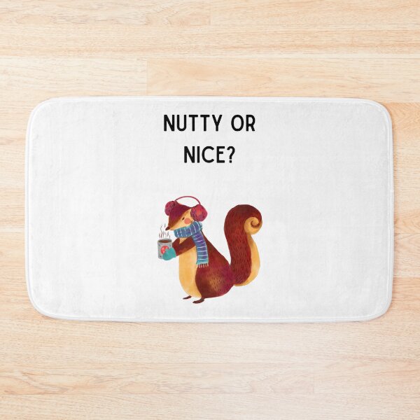 Item preview, Nutty or Nice - Squirrel Christmas designed and sold by Kristin Orsi.