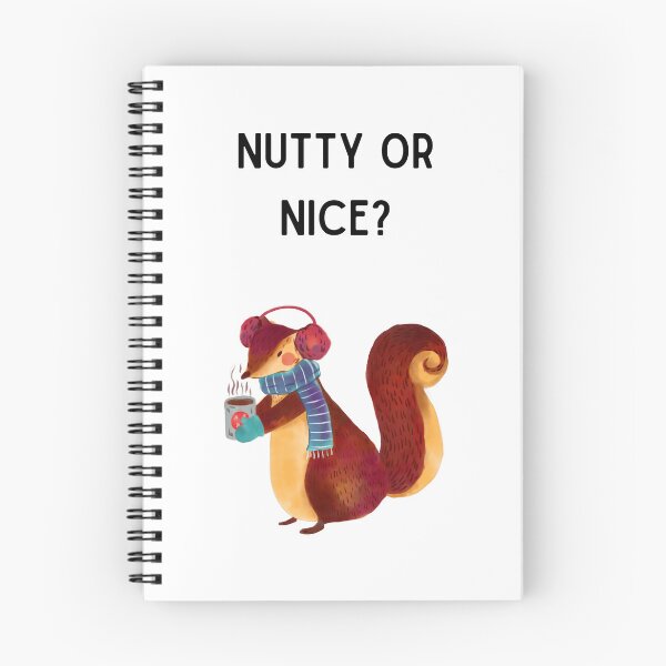 Item preview, Nutty or Nice - Squirrel Christmas designed and sold by Kristin Orsi.
