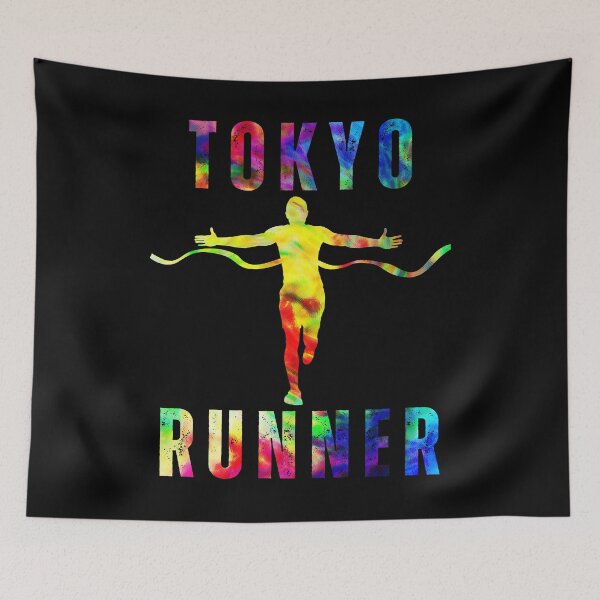 Item preview, Tokyo Runner | Tie Dye | Gift for Runner | After Run Shirt | Gift for Marathon Runner designed and sold by NineSevenFour.
