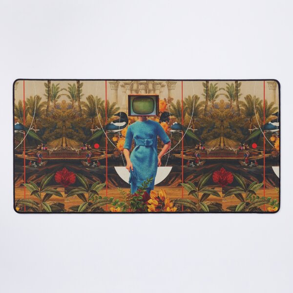 Her Asymmetries Desk Mat