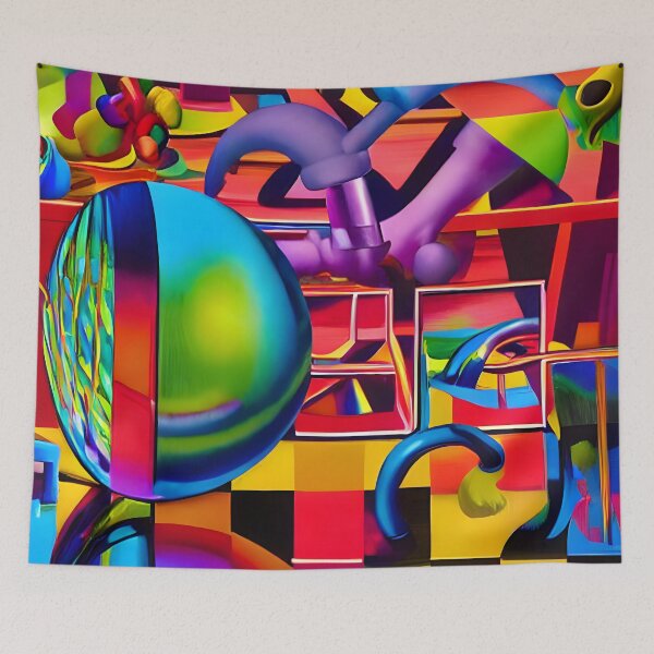 Item preview, vbstrvctivsm- inner conflict (Abstract Art 117) designed and sold by vbstrvctivsm.