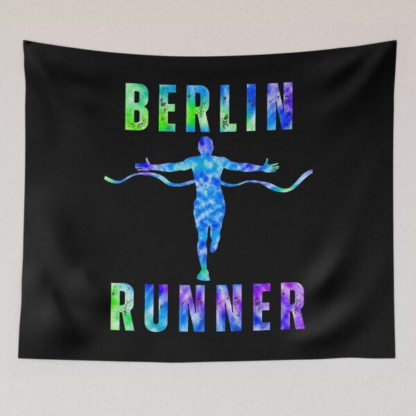 Item preview, Berlin Runner | Blue Tie Dye | Gift for Runner | After Run Shirt | Gift for Marathon Runner designed and sold by NineSevenFour.