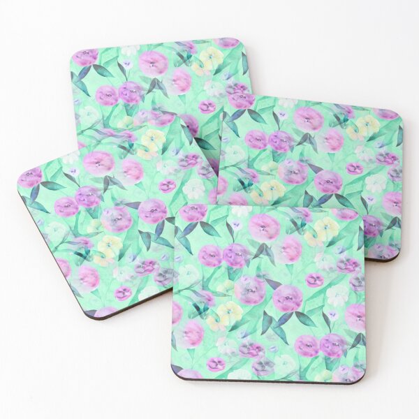 Item preview, Pastel floral abstract pattern designed and sold by Mirarima.