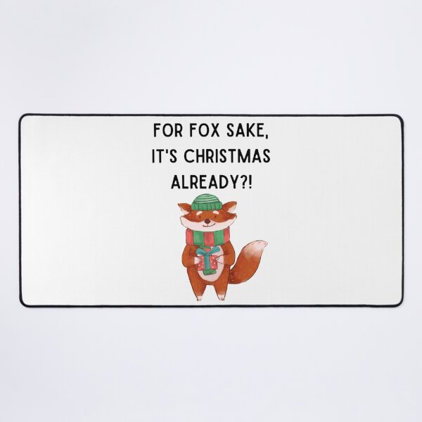 Item preview, Fox Christmas Pun designed and sold by Kristin Orsi.