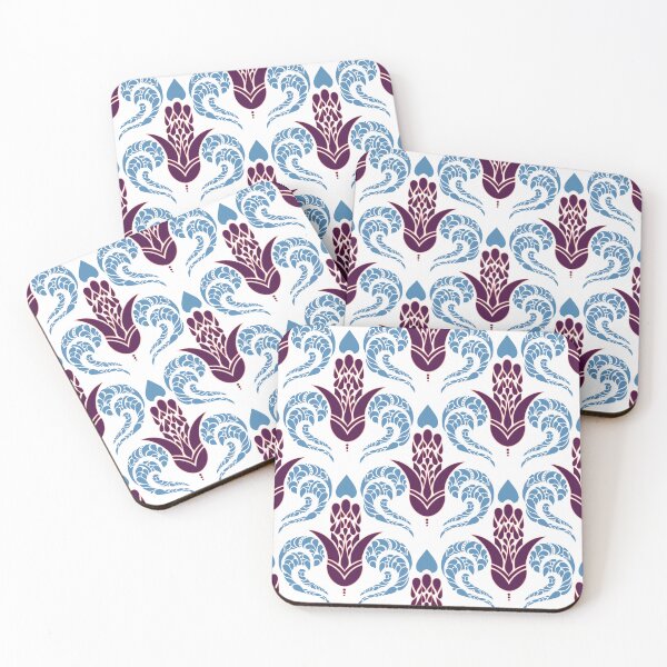 Item preview, Hamsa and Waves Seamless Pattern designed and sold by Anakathrin.