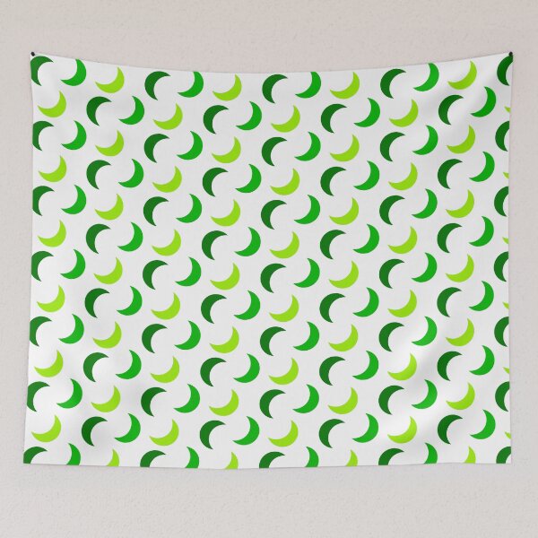 Item preview, crescents green designed and sold by MeerkatArt.