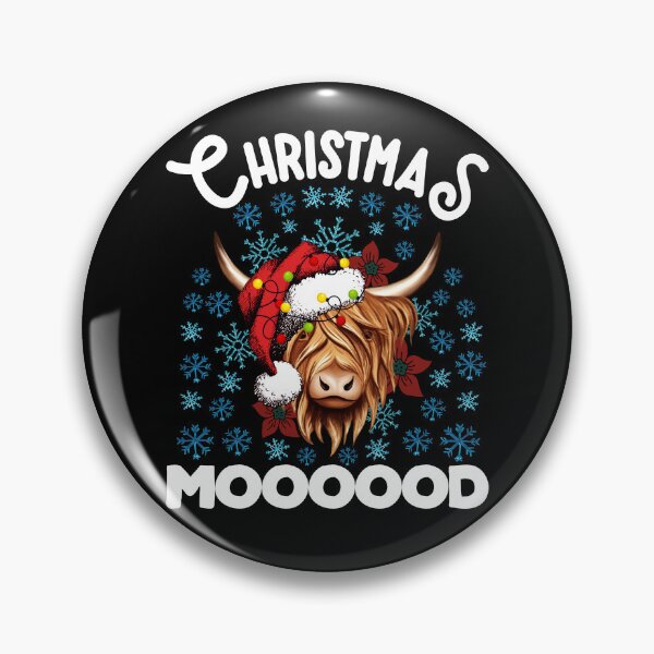 Item preview, Christmas Highland Cow Farm Animal Lover Gift Idea designed and sold by Myth-Creatures.