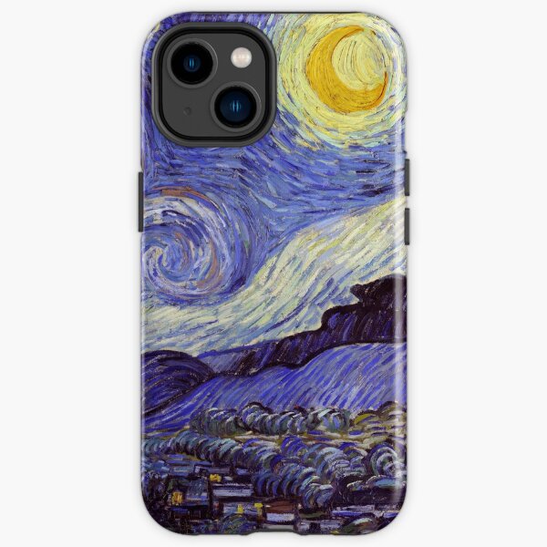 Vincent van Gogh noche estrellada Funda resistente para iPhone