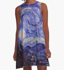 Vestido acampanado Vincent van Gogh noche estrellada