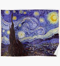 Vincent Van Gogh Sternennacht Poster