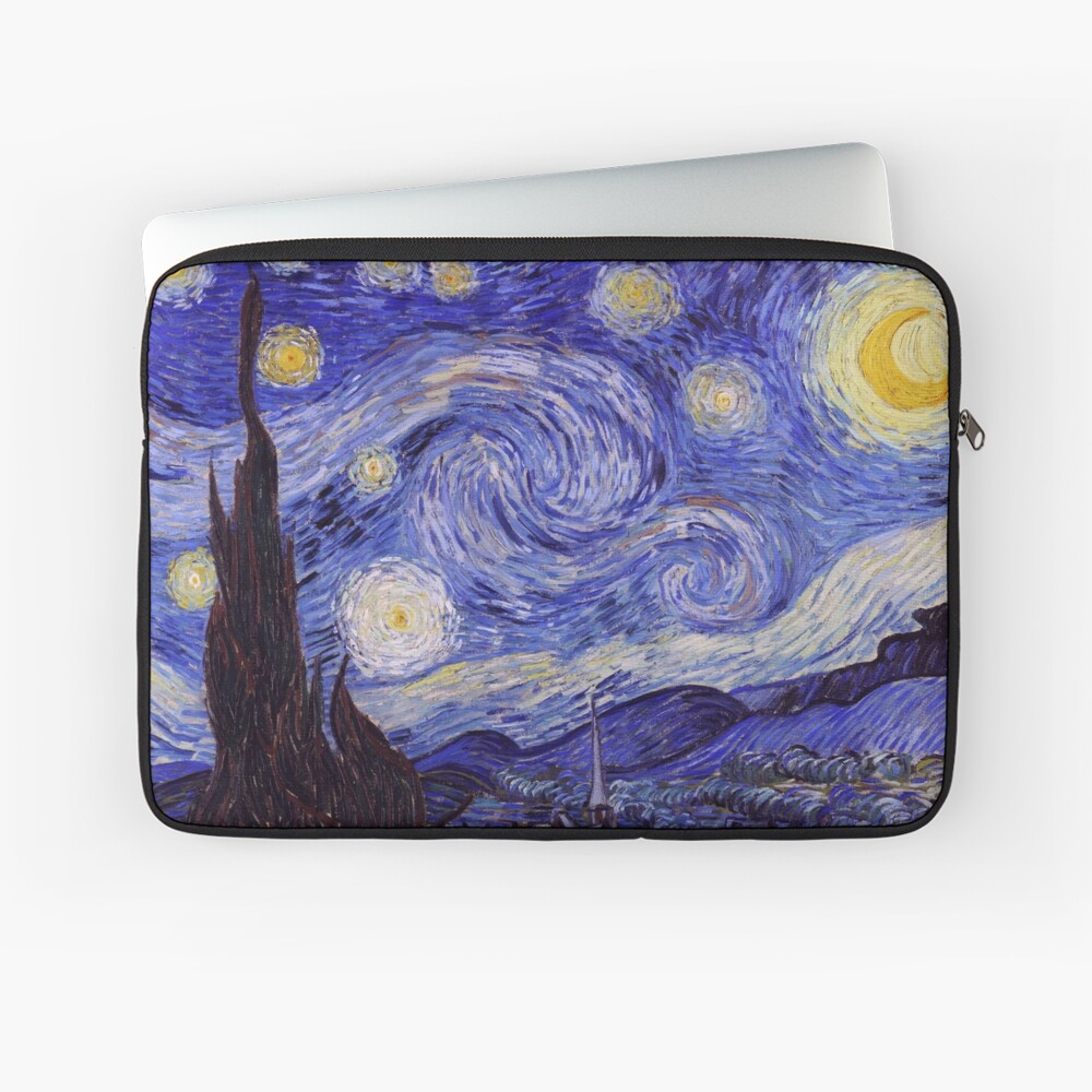 Vincent Van Gogh Starry Night Laptop Sleeve