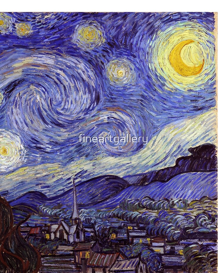 Starry Night Gifts - Vincent Van Gogh Classic Masterpiece Painting Gift  Ideas for Art Lovers of Fine Classical Artwork from Artist of Sternennacht  iPhone Wallet for Sale by merkraht