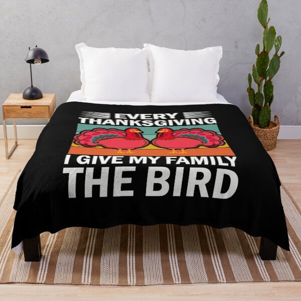 Item preview, Every thanksgiving i give my family the bird | Funny Thanksgiving turkey costume vibes and quotes | gifts for thanksgiving turkey lovers designed and sold by ThanksVibe.