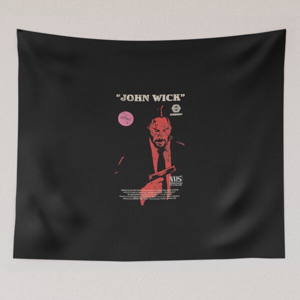 Artikelvorschau, John Wick VHS Essential T- entworfen und verkauft von florinecad.
