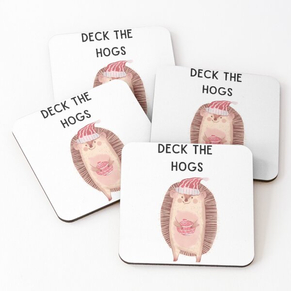 Item preview, Deck the Hogs designed and sold by Kristin Orsi.
