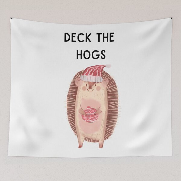 Item preview, Deck the Hogs designed and sold by Kristin Orsi.