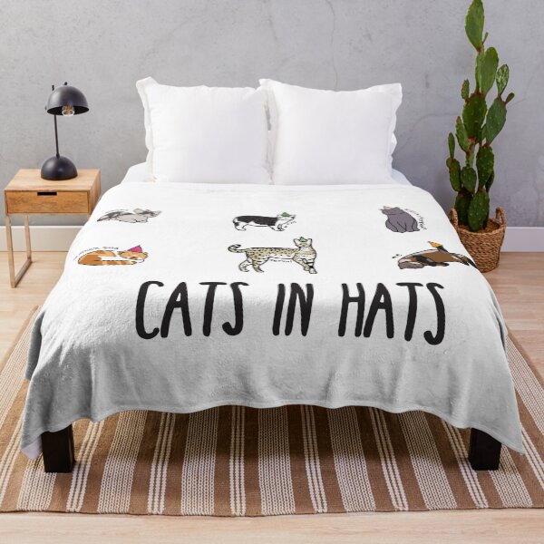 Item preview, Landscape Cats in Hats (With Text) designed and sold by ayaminlove.