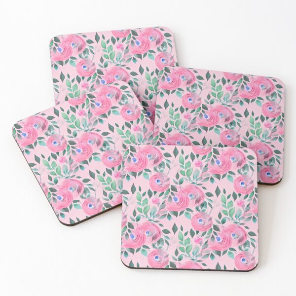 Item preview, Pastel floral abstract pattern designed and sold by Mirarima.