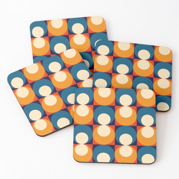 Item preview, mid century seventies geometrical pattern designed and sold by pauloneill-art.